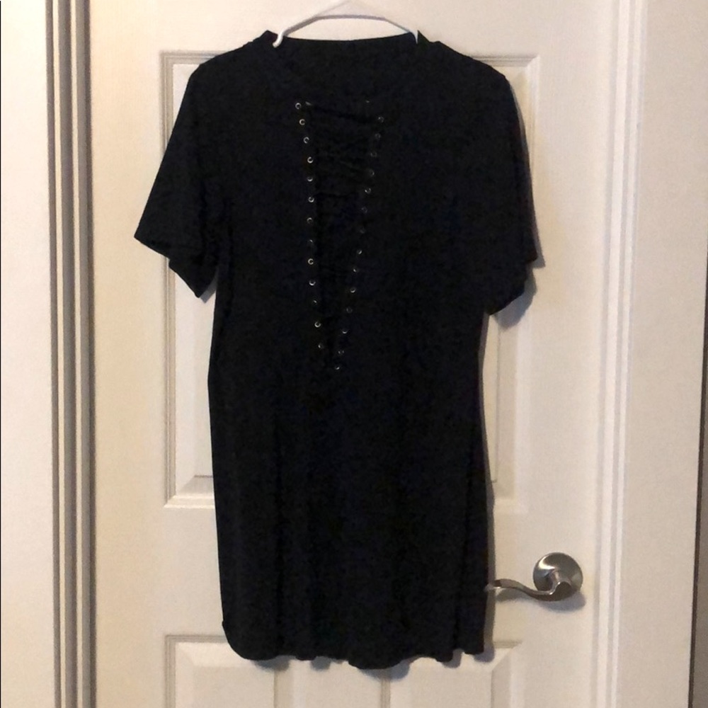 Bodycon dress/top with laced detail